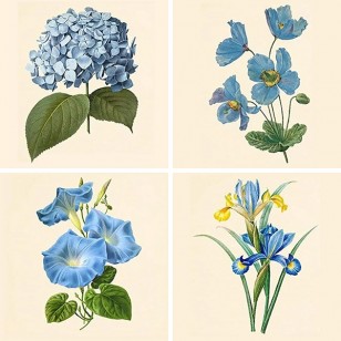 Blue Flowers 3